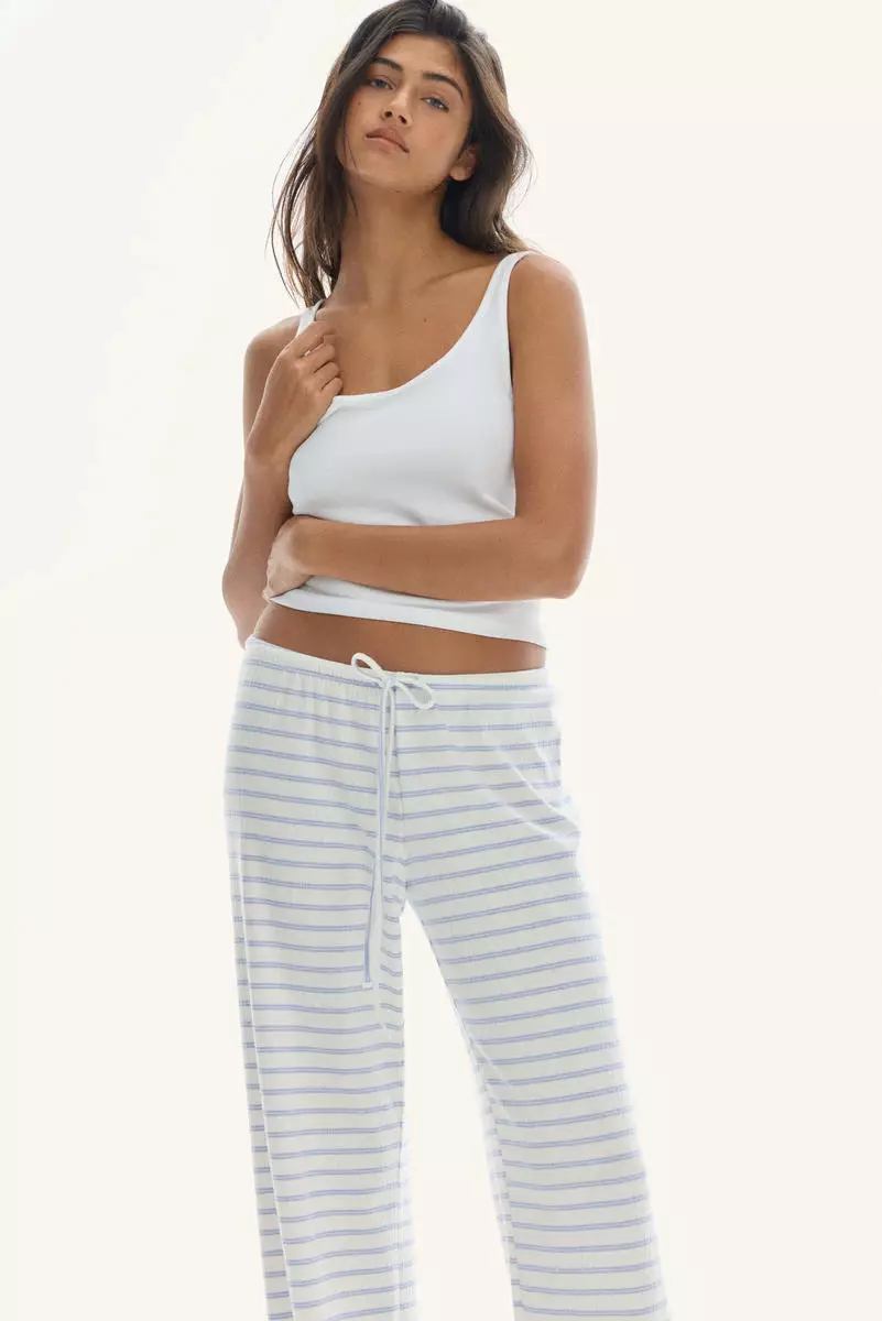 Cotton-blend trousers