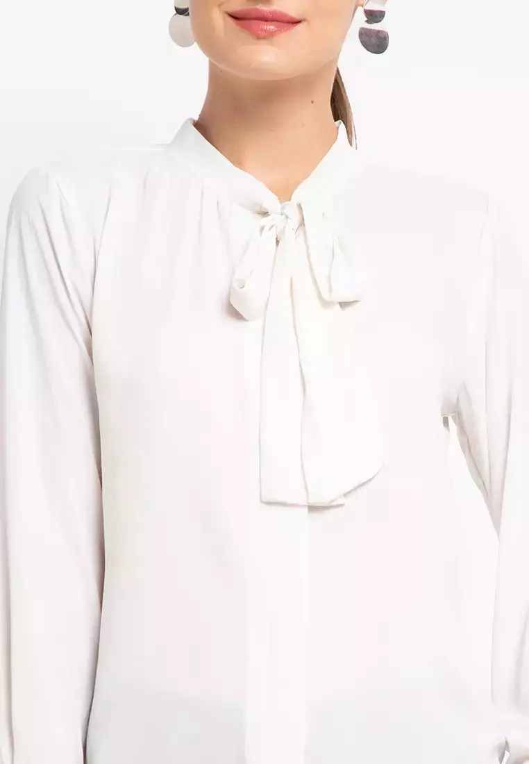 Chanira Siya Blouse-White