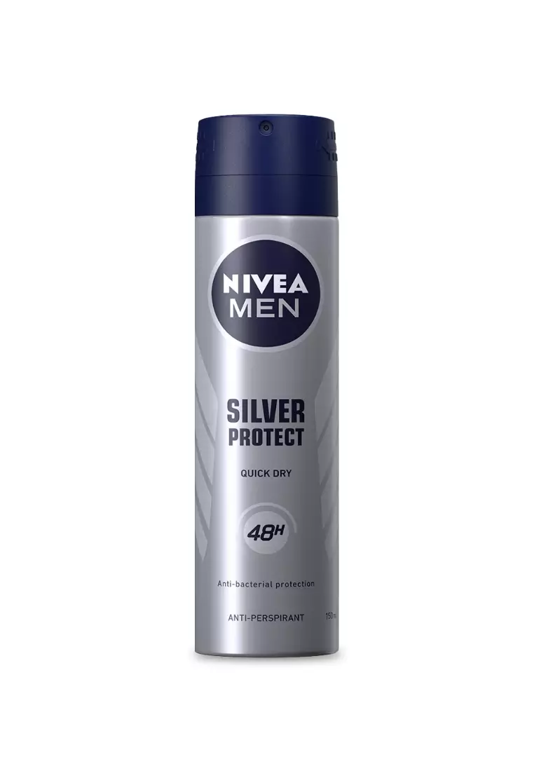 Men Deodorant Silver Protect Spray, 150ml