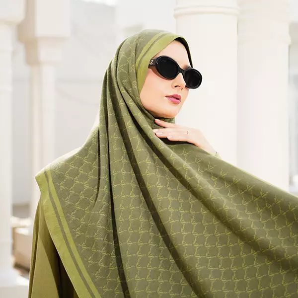 VZ Monogram Long Shawl