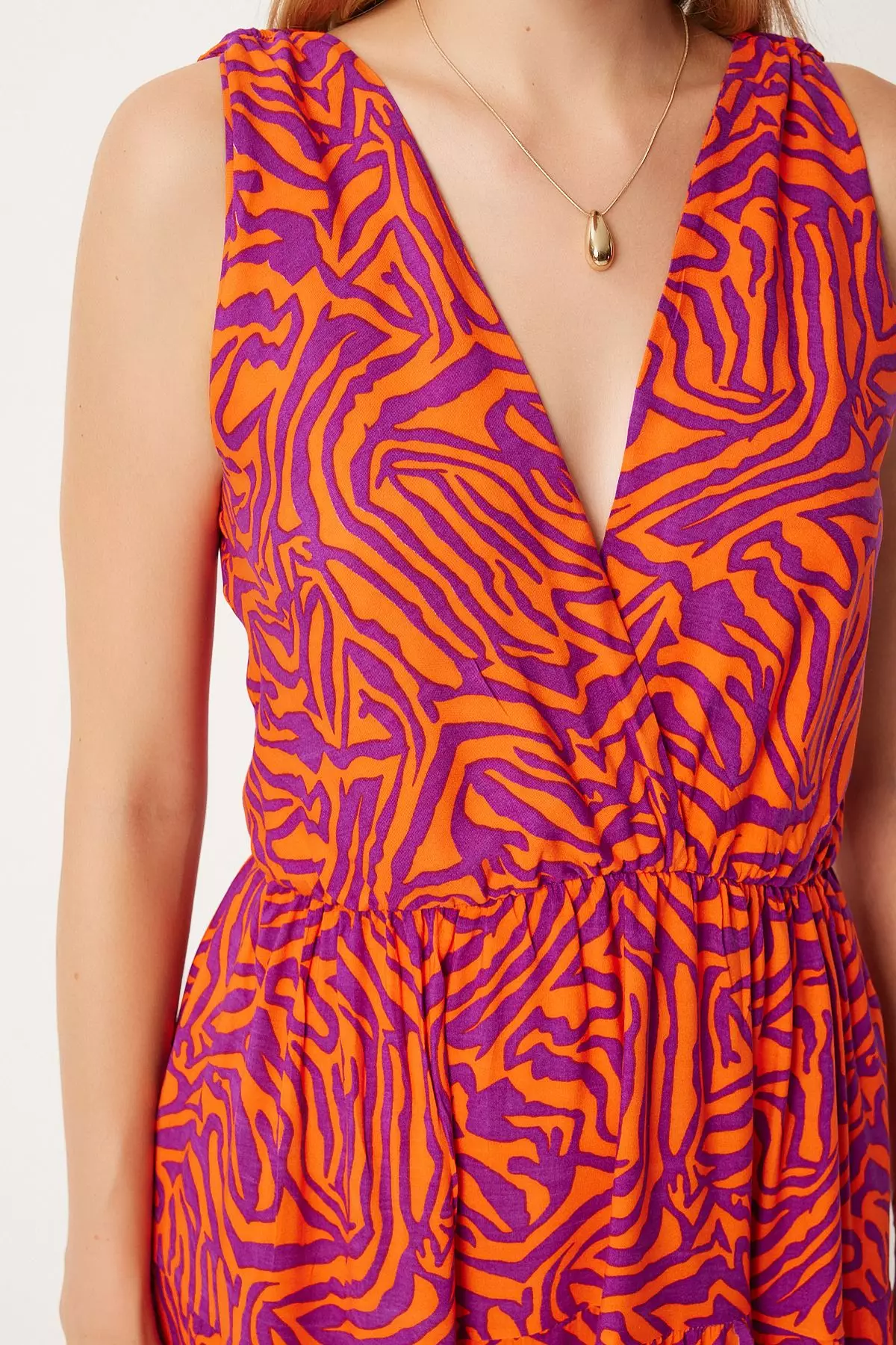 Printed Midi Dress