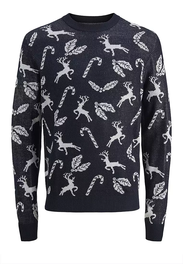 Christmas Knit Crew Neck Sweater