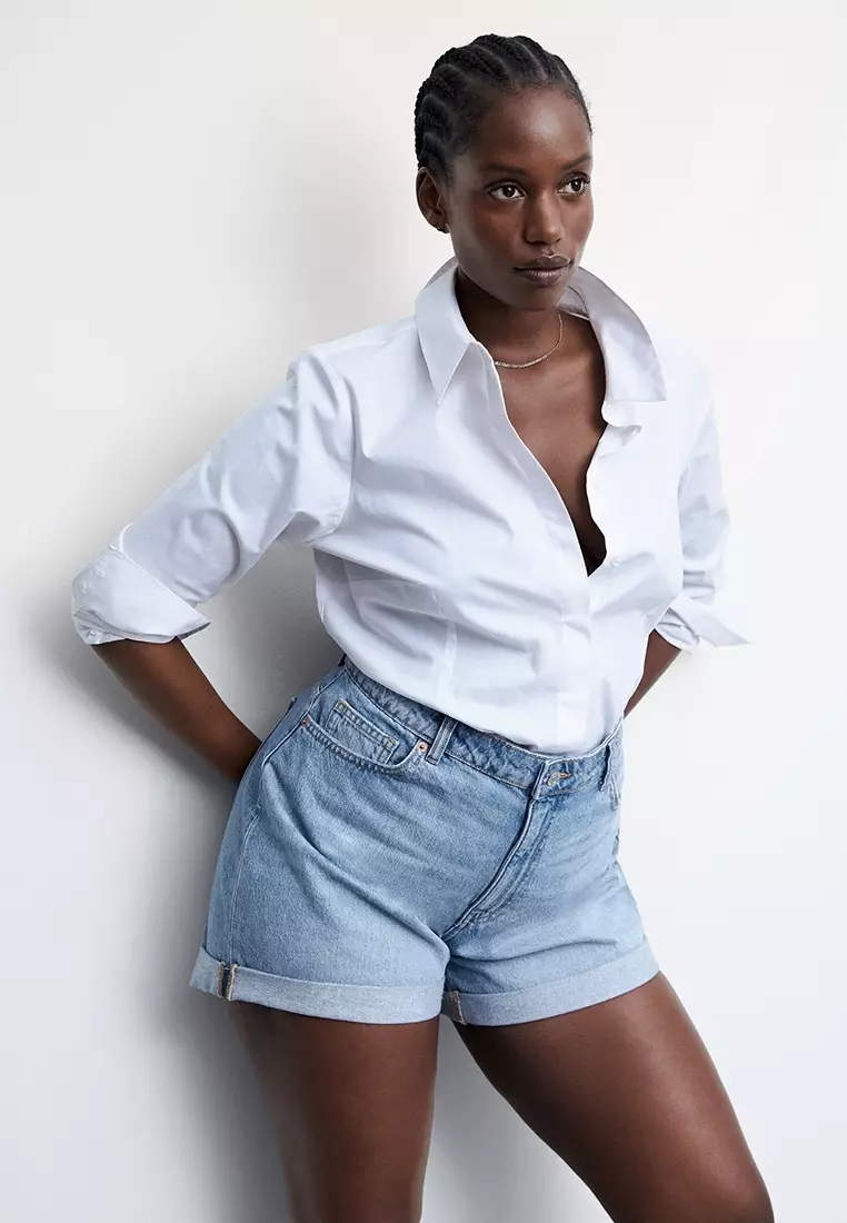 Clothing Short Jean Mom Fit D85 Slim Mom Fit Shorts Women's