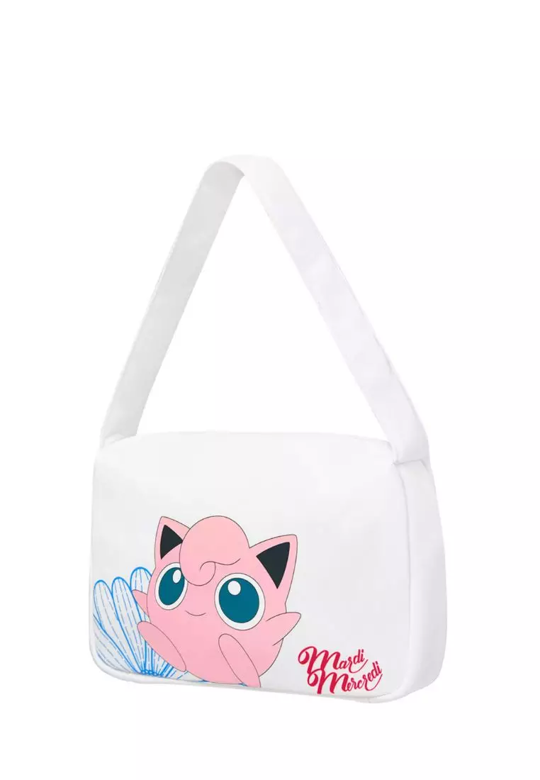 ●Mardi Mercredi●PURIN PANINI BAG_WHITE Jual Mardi Mercredi Panini Nylon Purin White Original 2025