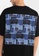 Urban Revivo black Denim Patchwork T-Shirt AD37FAA2E03D4AGS_2