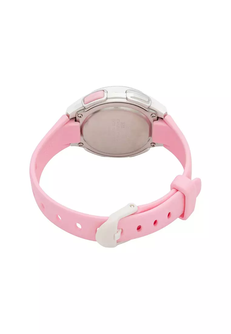 Kids Digital Watch LW-203-4AV Pink Resin Strap