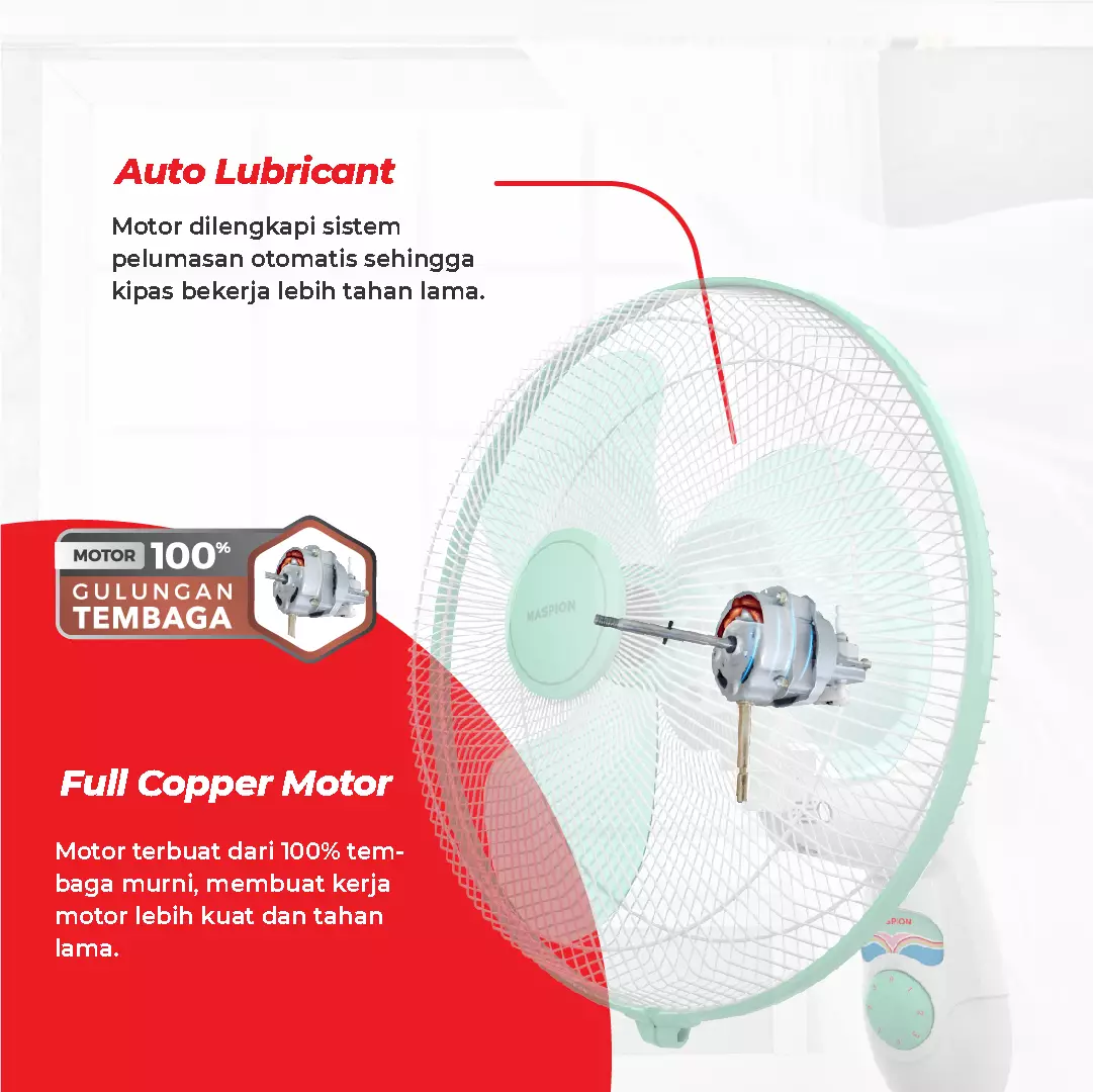 Jual Maspion Electronics Maspion Mwf K Wall Fan Kipas Angin Dinding