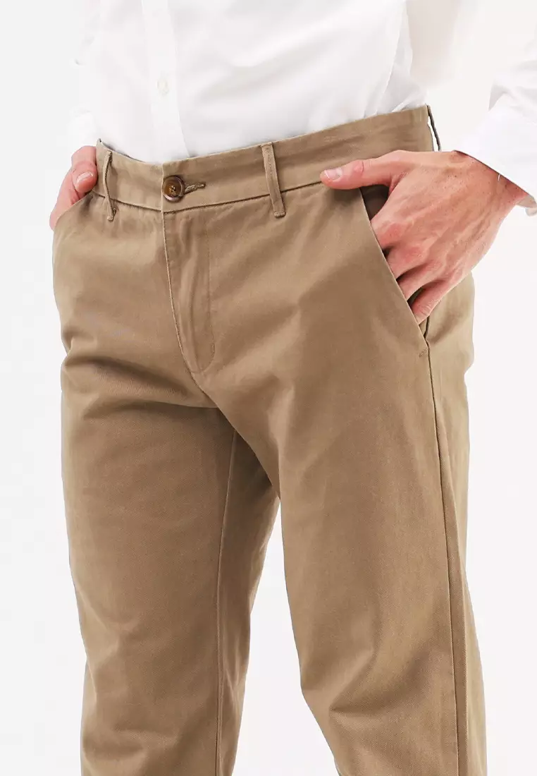 Regular Straight Chino Pants
