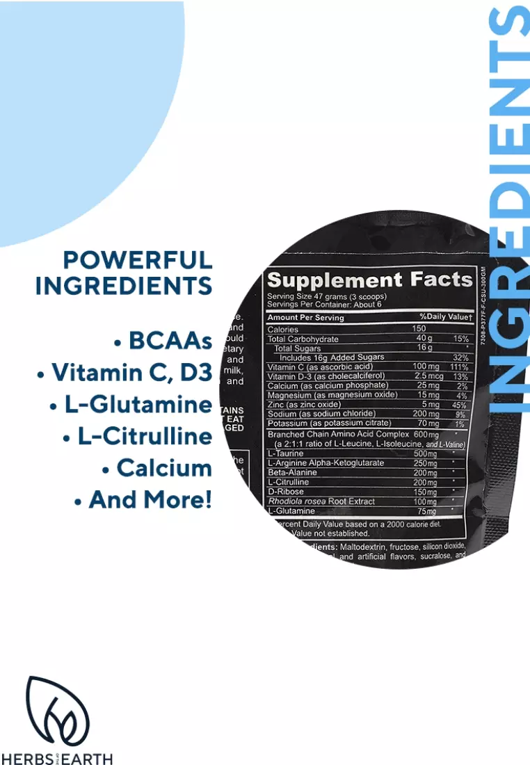 Buy Herbs of the Earth Recovery Plus BCAA, Electrolytes for Hydration