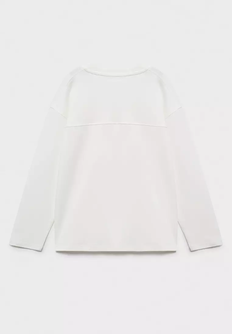 T-Shirt With Pocket And Seam Detail