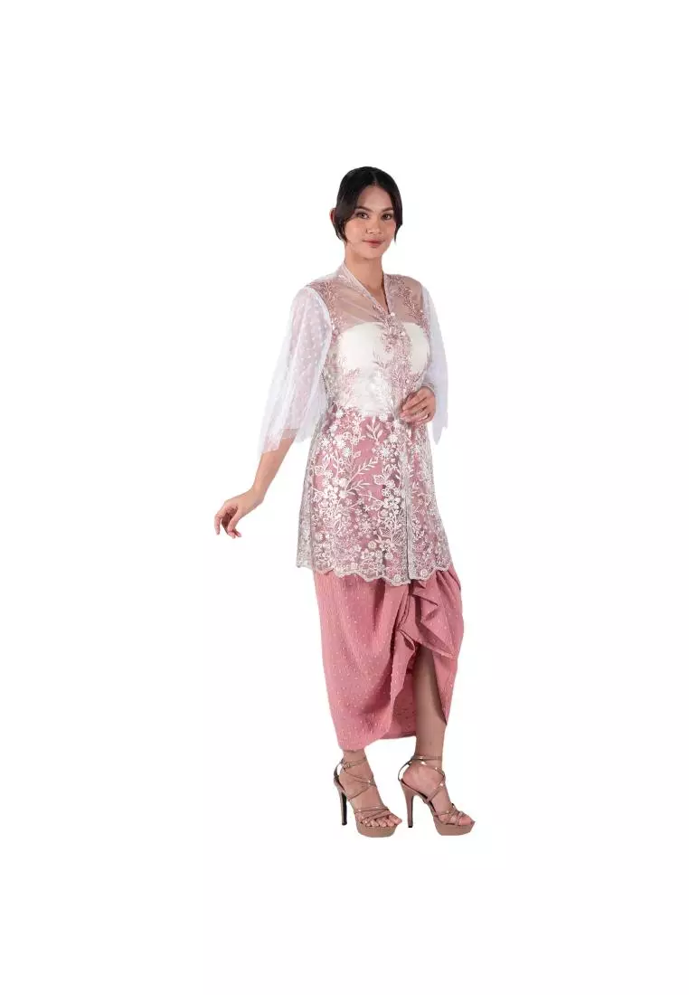 Kebaya Wanita - Bhatara Batik Kebaya Kilimanjaro - Baju Batik Modern Lengan Pendek