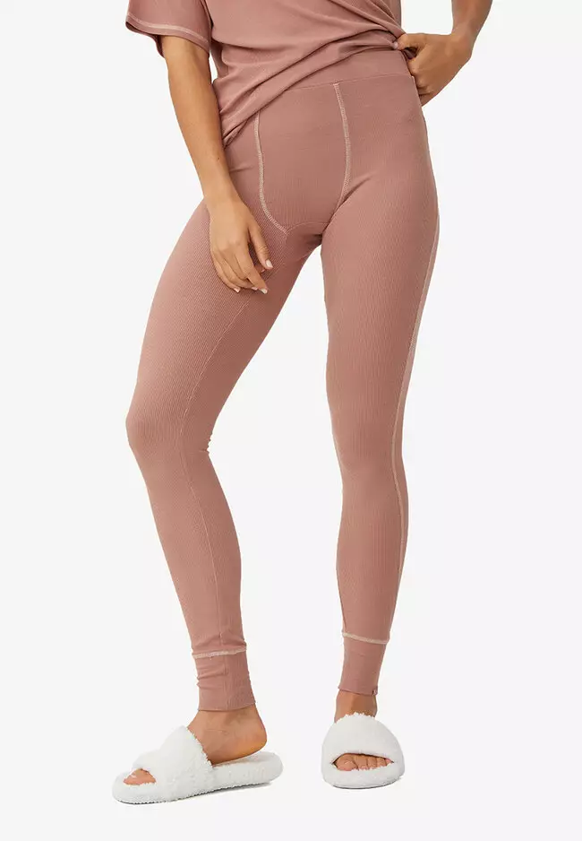 Soft Seamless Leggings Rosewood