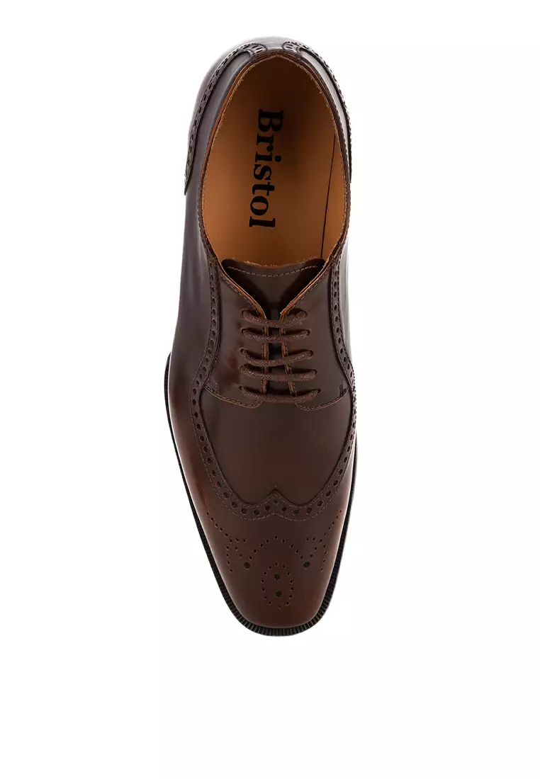 Balmoral Brown Brush-off Oxford Shoes