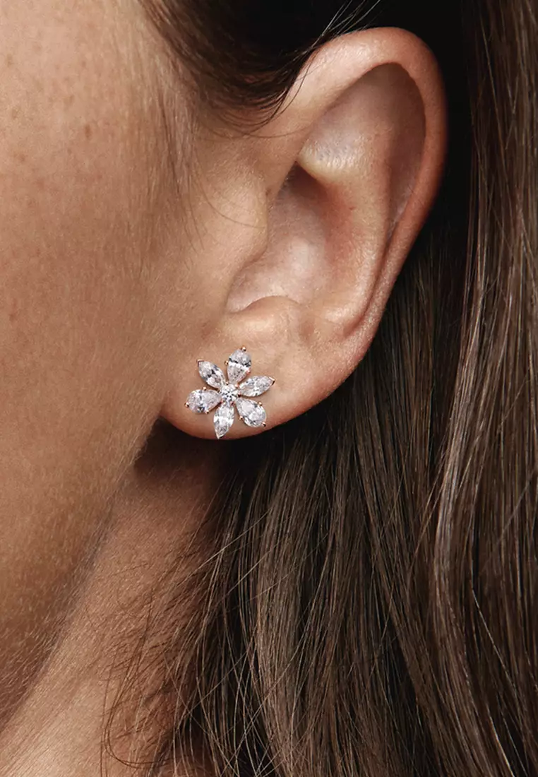 Pandora snowflakes earrings hotsell