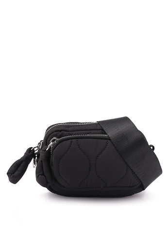 TOPSHOP black Micro Quilt Nylon Bag 48A78AC544EF0AGS_1