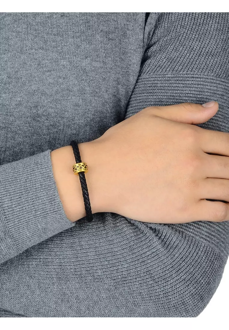 Bracelet Mode Celtic FC - Cuir PU Noir Avec écusson - Accessoire Supporter