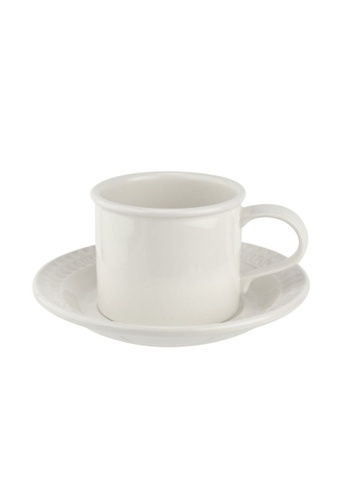 Portmeirion Botanic Garden Harmony Breakfast Cup & Saucer White