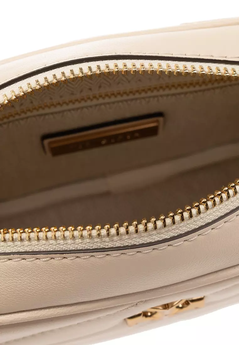 Kira Chevron Camera Bag New Cream 152353