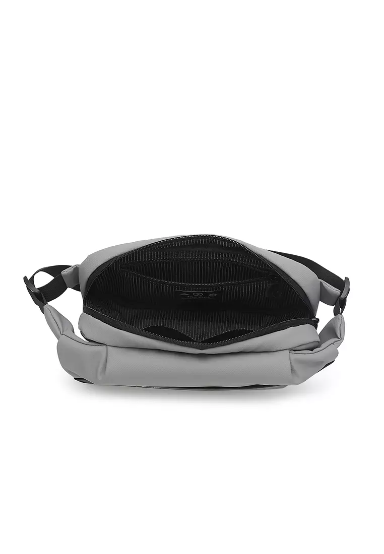 Men's Waist Bag / Belt Bag / Chest Bag (Tas Pinggang / Tas Dada Pria) - Abu-Abu