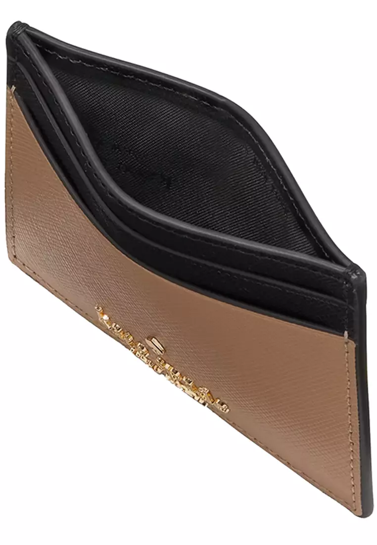 Madison Small Slim Card Holder in Toasted Hazelnut Multi KI369