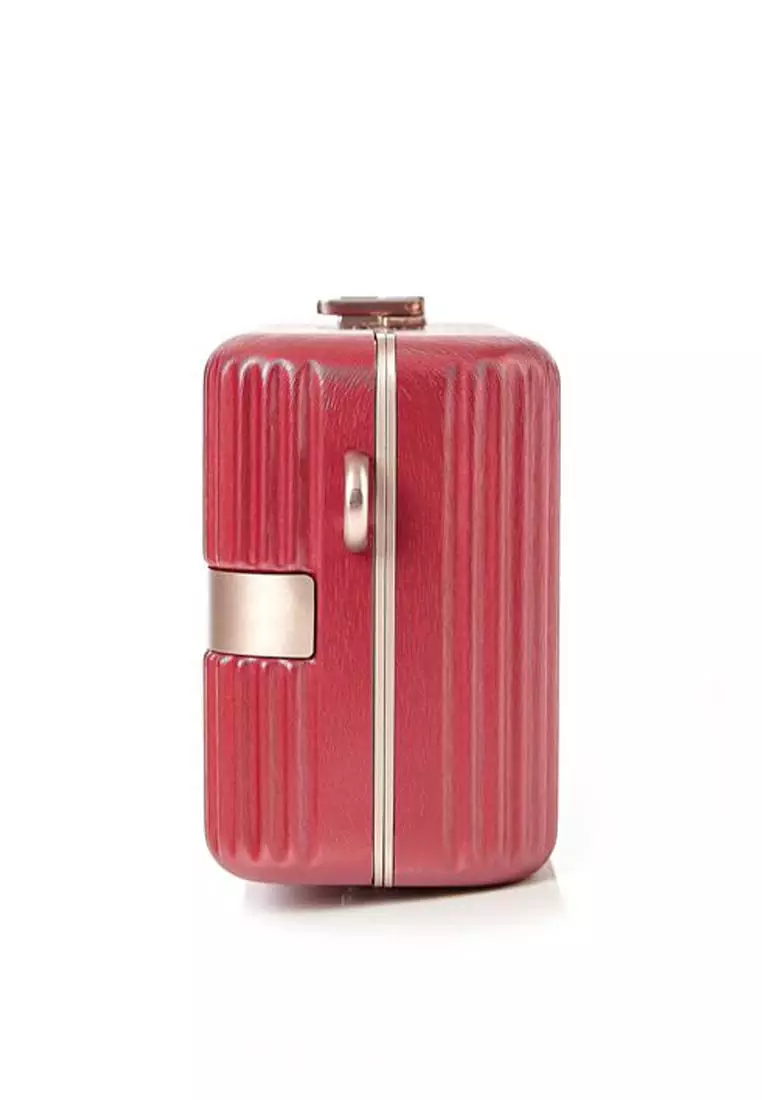 MINTER CROSSBODY CLUTCH BAG - RED