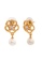 estele gold Estele Gold Plated CZ Flower Stud Earrings with Pearls for Women 20F93ACB04750DGS_2