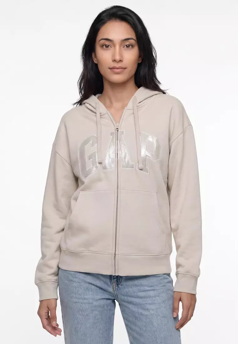 Logo Zip Hoodie
