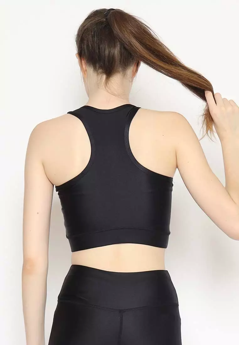 Sports Bra Gloss Series Black