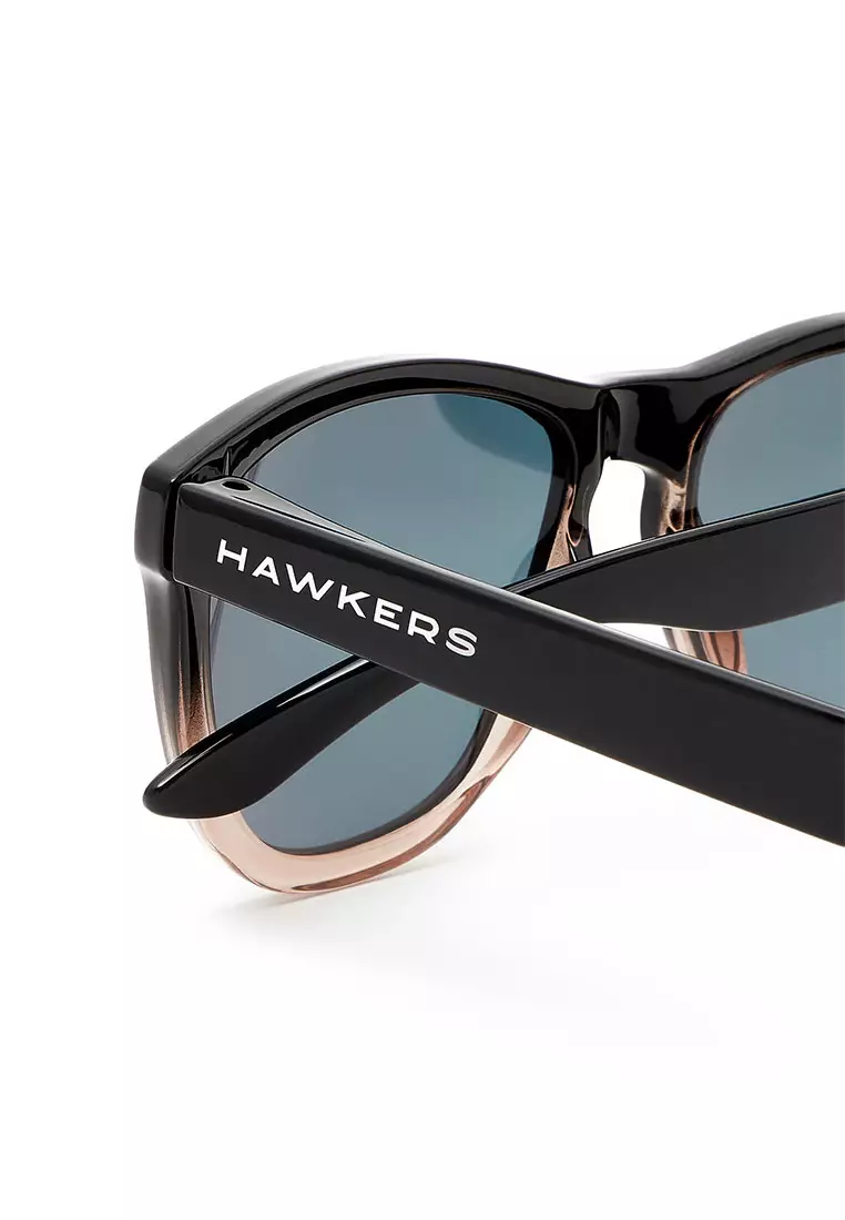 HAWKERS Rose Gold ONE FUSION Sunglasses for Men and Women. Official Product Designed in Spain