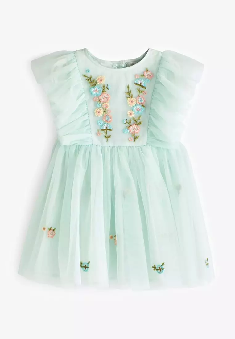 Buy NEXT Embroidered Mesh Party Dress 2024 Online ZALORA Singapore