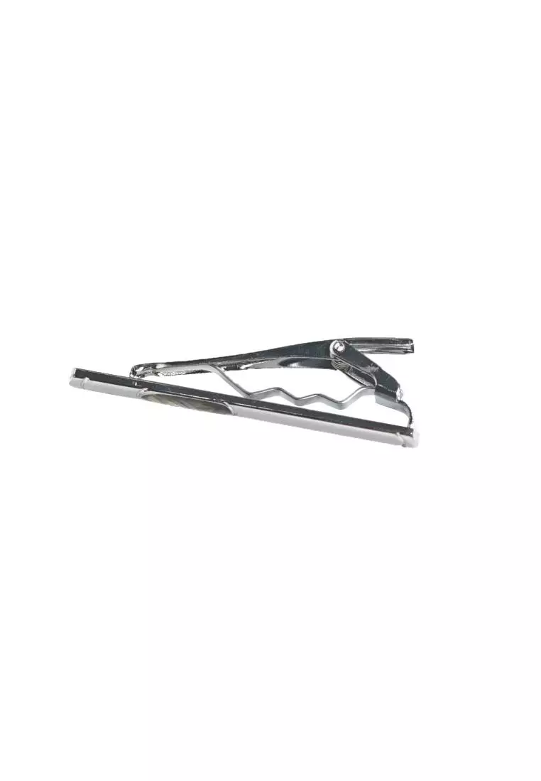 Houseofcuff Pin Tie Jepit Dasi Slim Silver A20