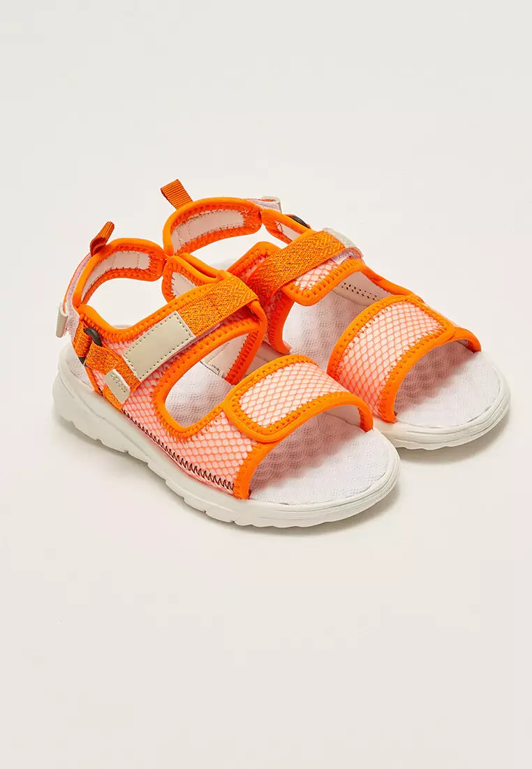 Girls top orange sandals