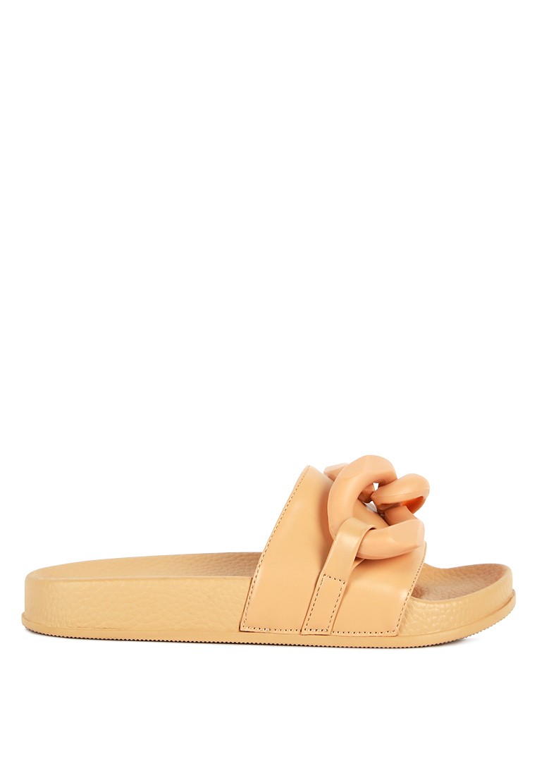 Beige Lounge Slides