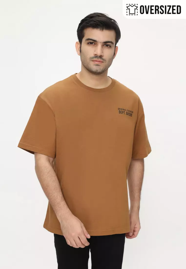 NX T-Shirt Cotton Combed Tebal Oversized Pria 2079370491