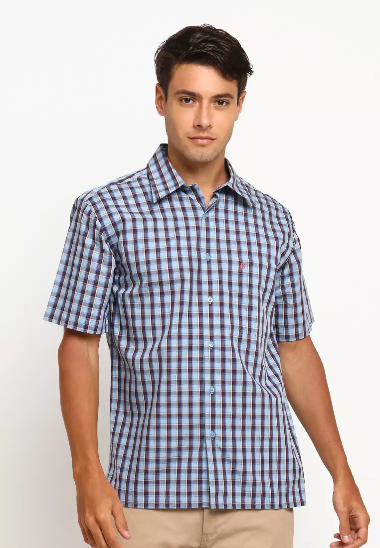 Byford Short Sleeve Kotak-kotak