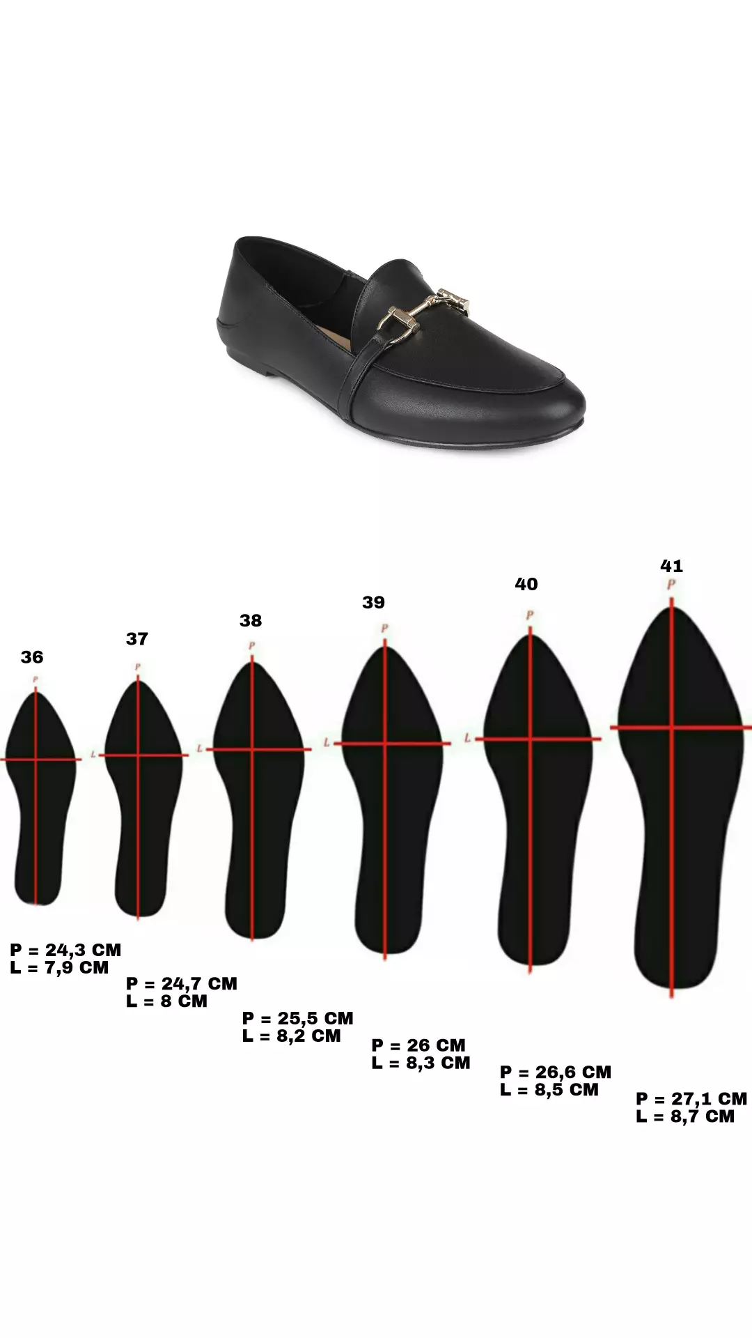 Flat Audrey Black