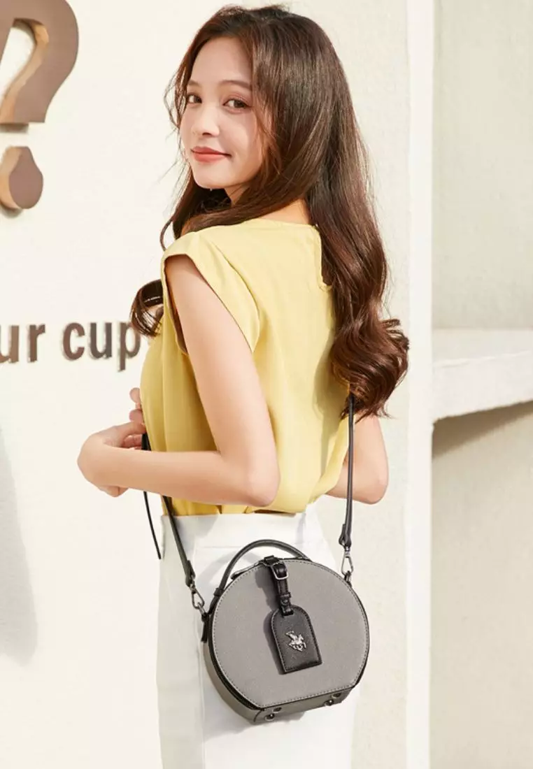 Women's Shoulder Bag / Sling Bag / Crossbody Bag (Tas Bahu / Tas Selempang Wanita) - Abu-Abu