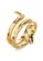 Bullion Gold gold BULLION GOLD Cobra Coiled Ring In Gold C22C2AC6126642GS_1