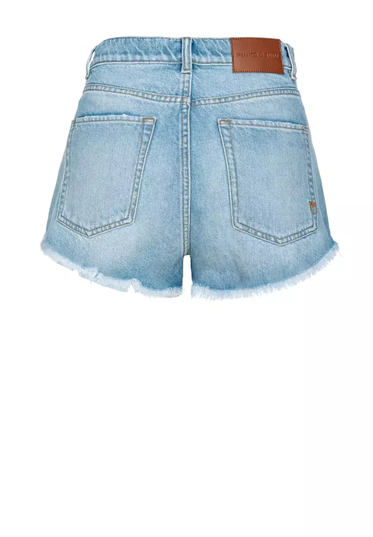 ☆要在庫確認☆ 【関税&送料込】Pinko Shorts PINKO knee-length Cargo Shorts | Blue | FARFETCH UK