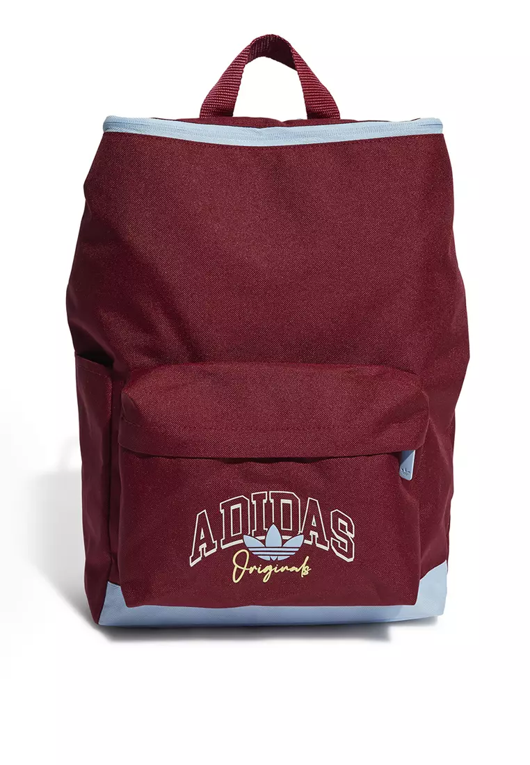 Burgundy best sale adidas backpack