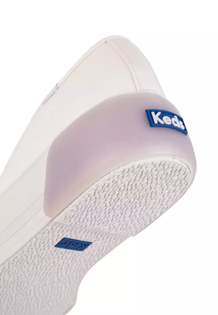 Keds Women’s Triple Up Leather Platform Sneakers – White Lace-Up Shoes With 1.5 Inch Height - View #5