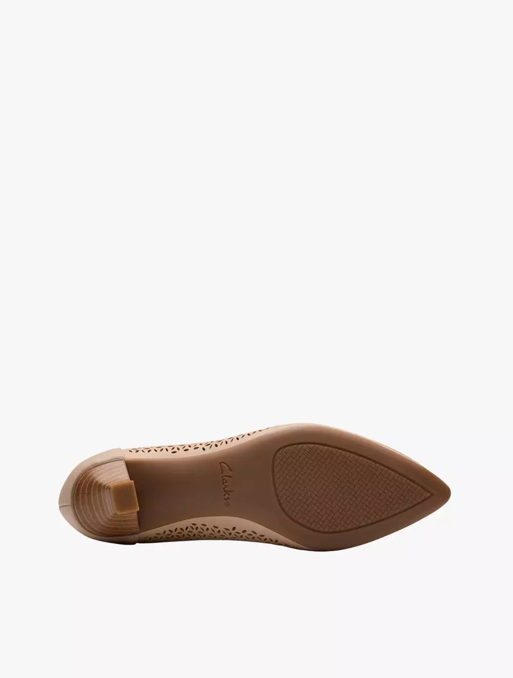 Clarks Kepley Sky Beige Leather