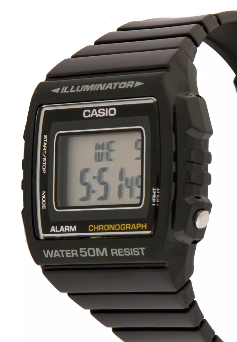 CASIO Jam Tangan Digital W-215H-1AVDF Hitam