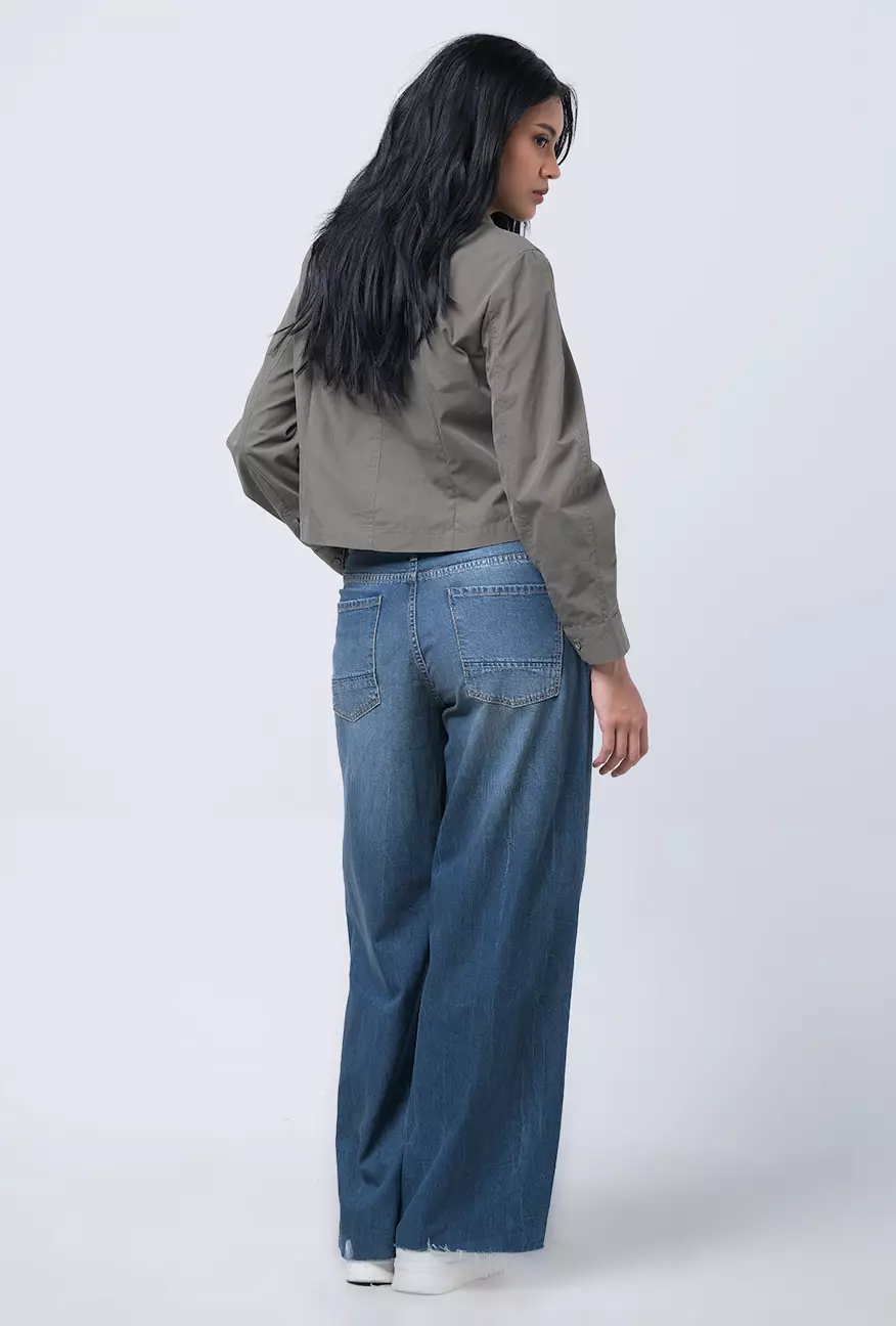 Kemeja Wanita Rose Olive