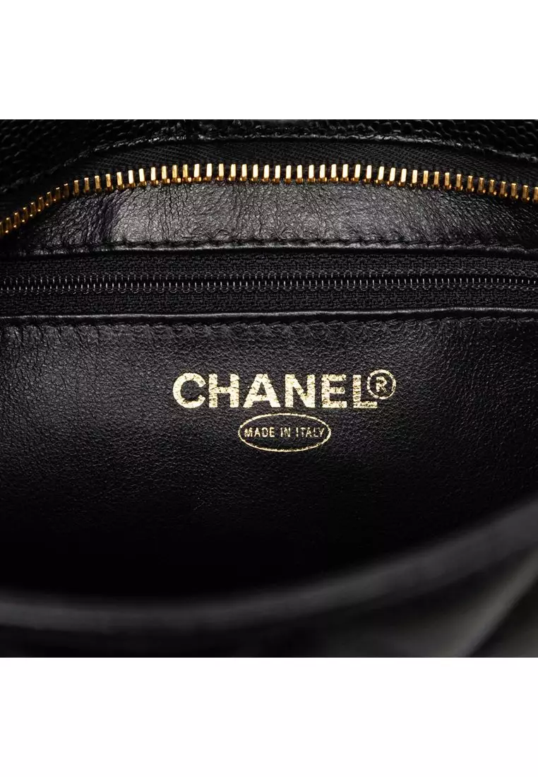 Pre-Loved Chanel Caviar Medallion Tote