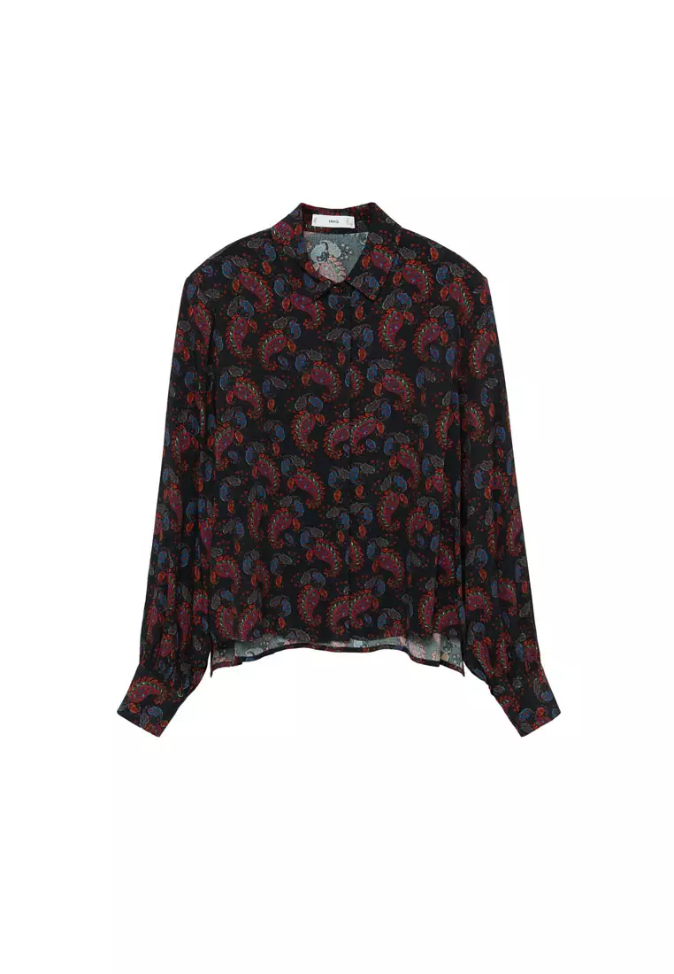 Buy Mango Paisley Print Shirt 2024 Online | ZALORA Philippines