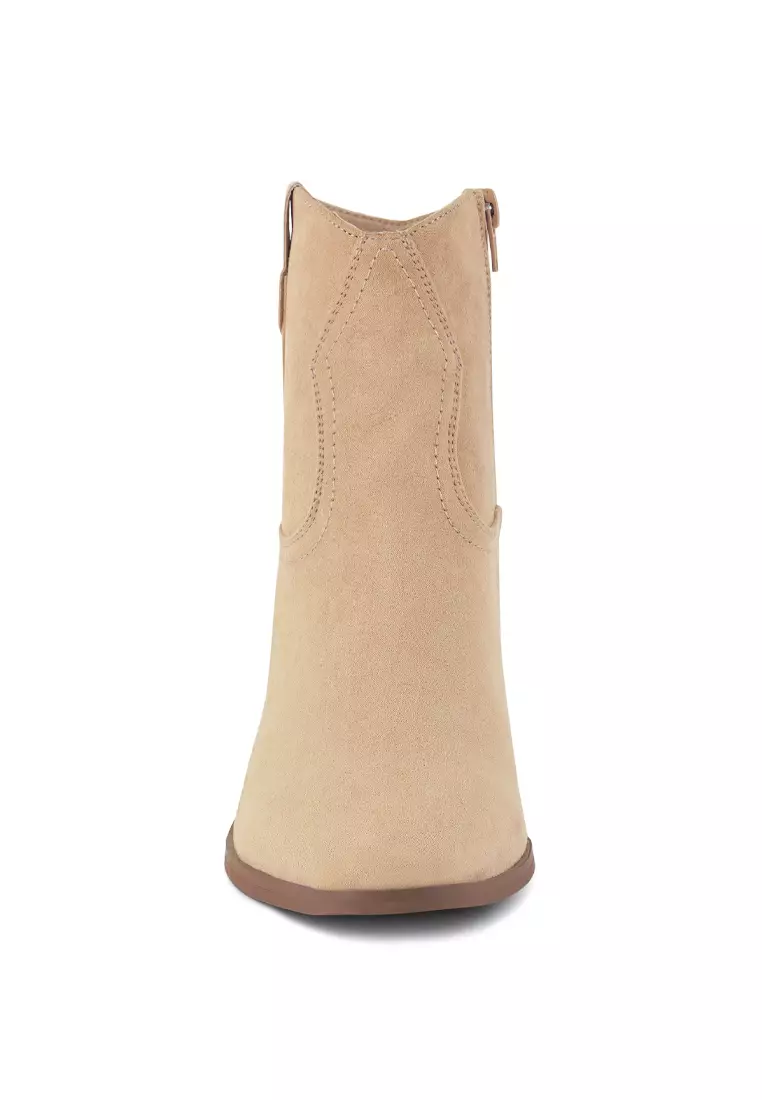 Buy London Rag Taupe Ankle Length Cowboy Boots 2024 Online ZALORA