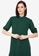 ZALORA WORK green 100% Recycled Polyester Shirt Dress 0DFF6AA83C04EBGS_3