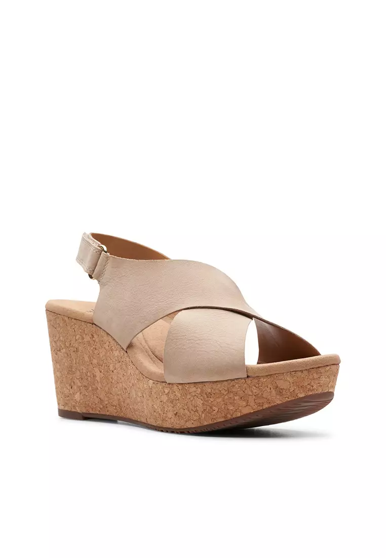 Annadel Eirwyn Sand Nubuck Womens Casual Sandals