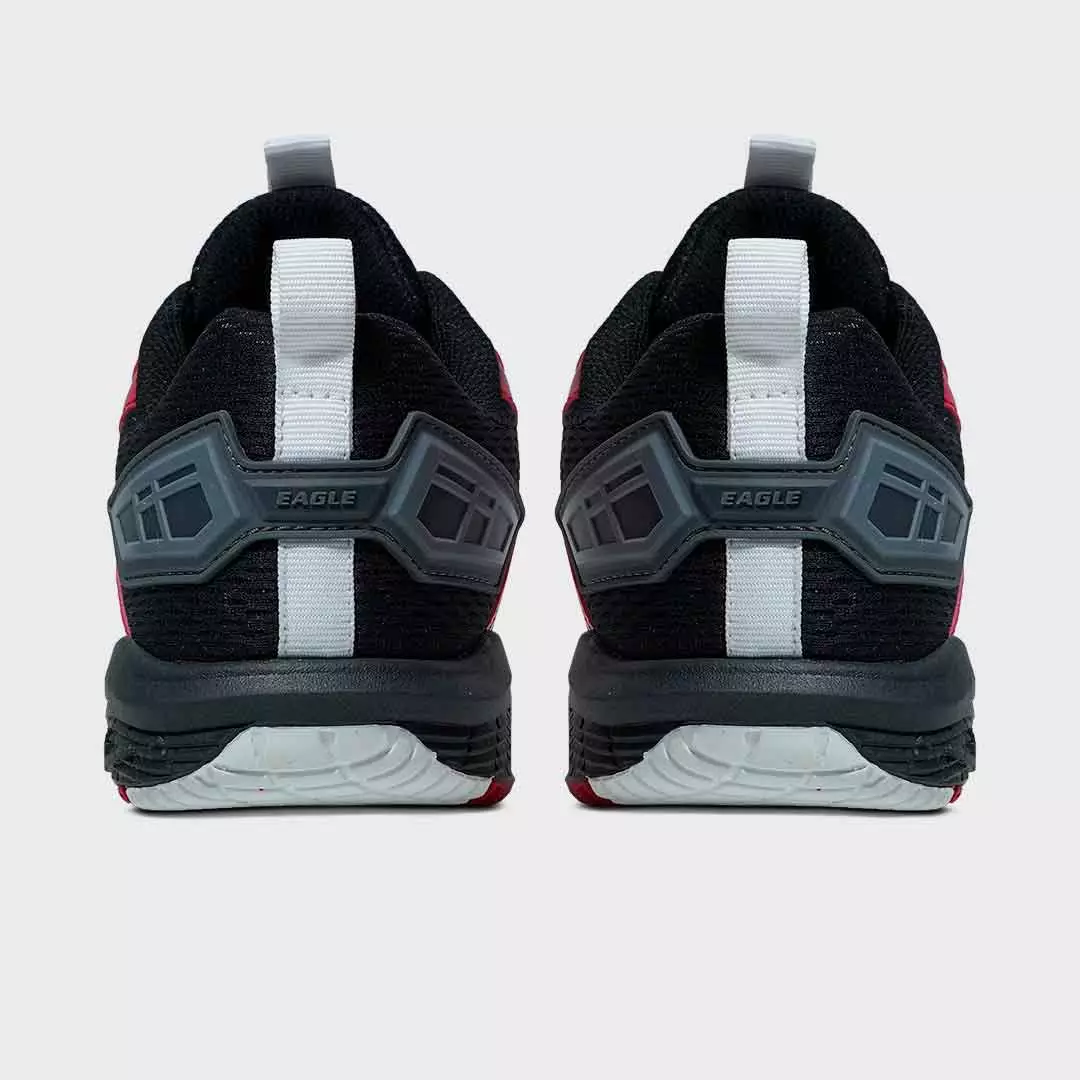 Eagle Sepatu Badminton Rally - PUTIH/HITAM